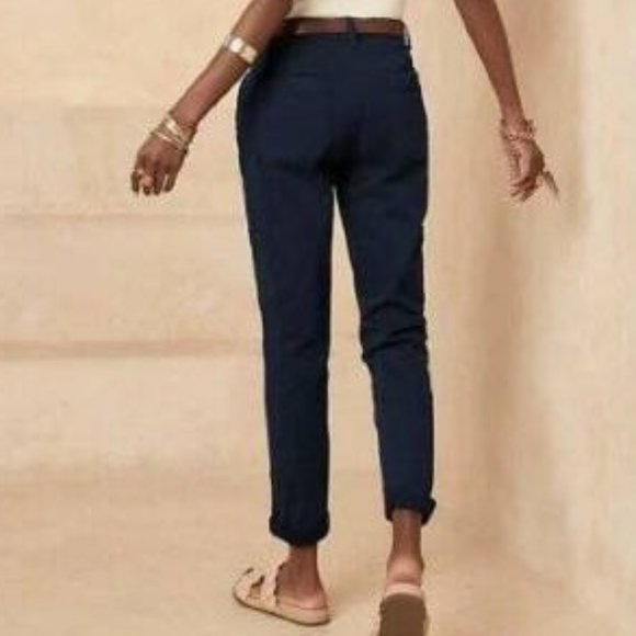 NWT! Banana Republic Navy Sloan Cargo Pants - Size 8 - Picture 4 of 4